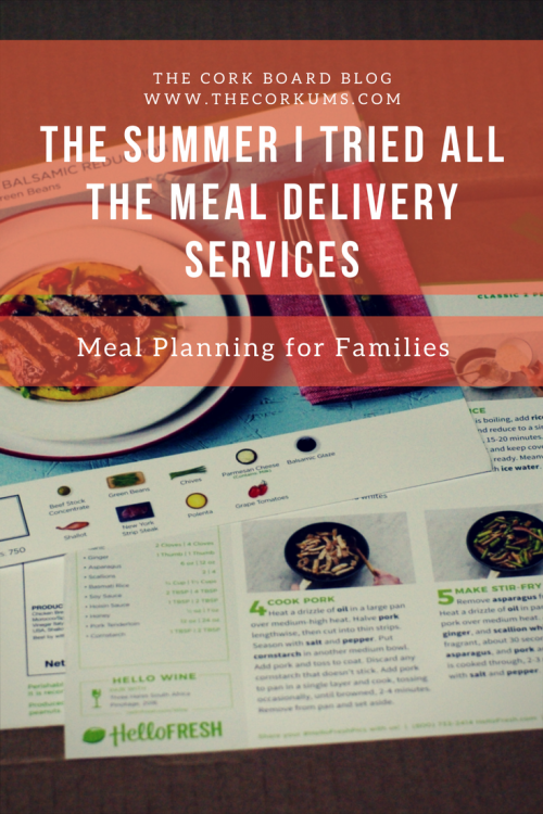 meal delivery planning 